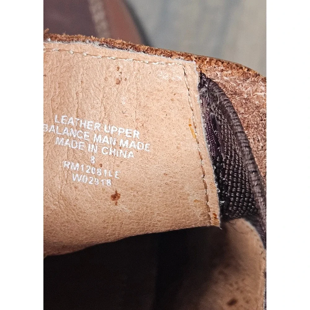 Kenneth Cole Reaction Mens 8 Leather Slip On Loafers‎ Comfort Brown Shoes